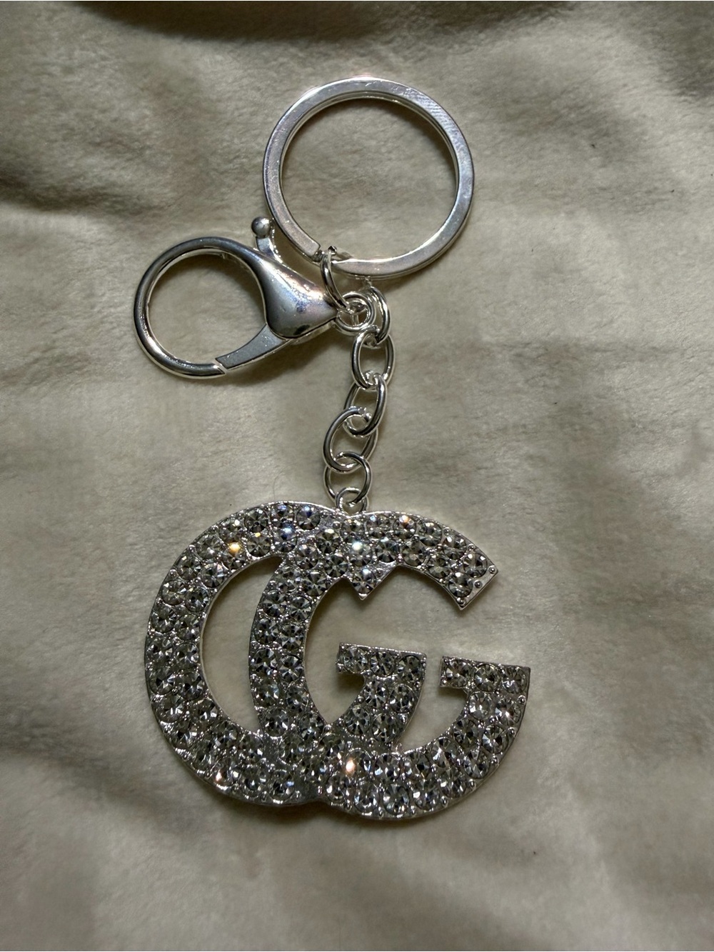 Crystal Double-G Keychain - Picture 2 of 3